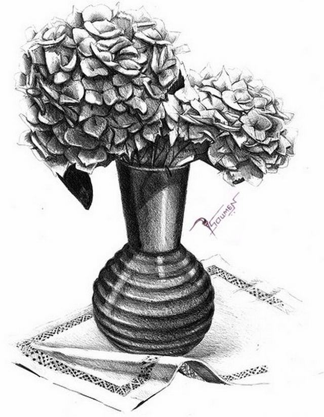 Hình vẽ các loài hoa bằng bút chì - Phần 4: Những hình ảnh minh họa hoa bằng bút chì thật sự đẹp và độc đáo. Hãy tò mò xem bức tranh hoàn chỉnh sẽ như thế nào. Với chút kiên nhẫn và kỹ năng, bạn cũng có thể trổ tài vẽ ra những loài hoa đầy tính thẩm mỹ.